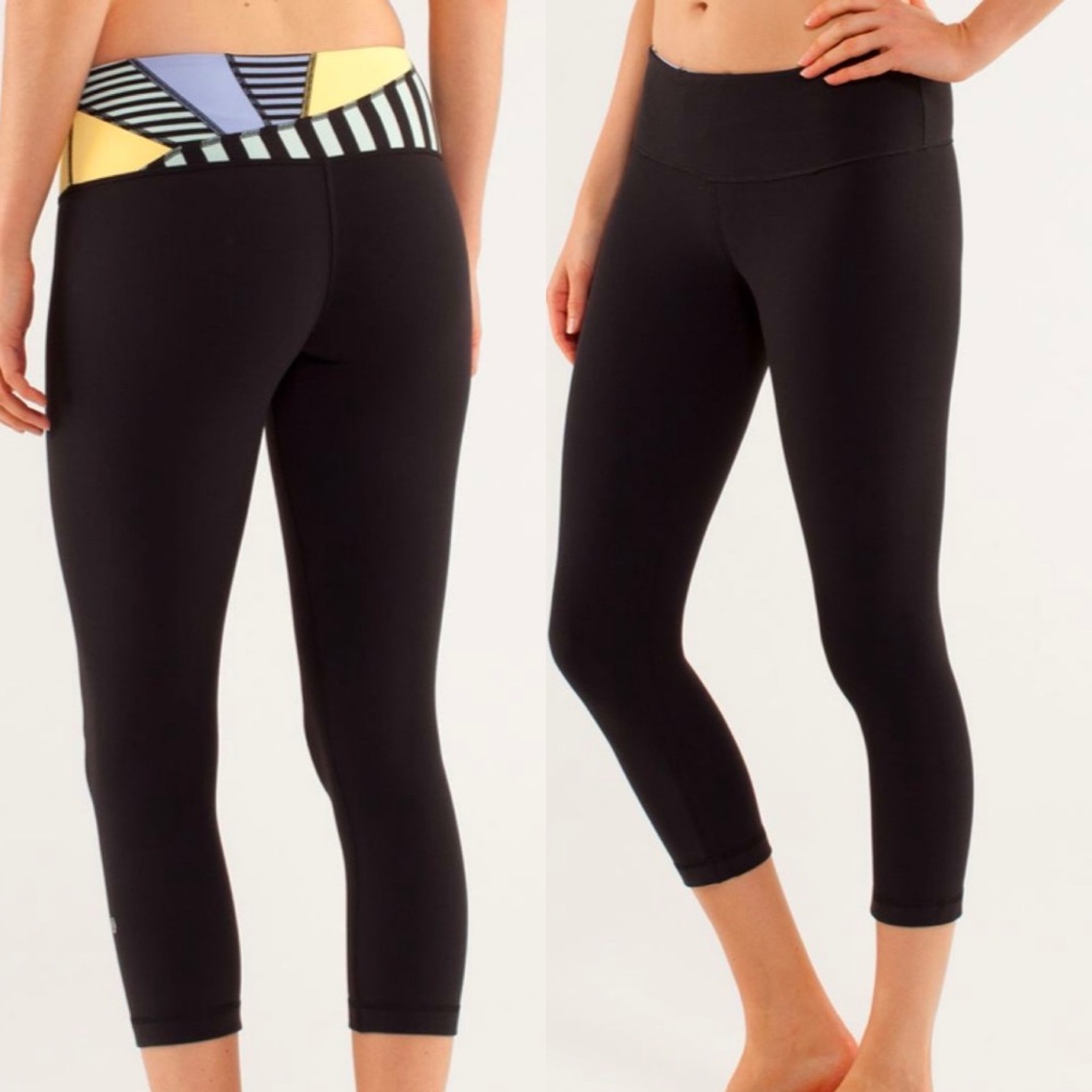 Reversible Wunder Under crop lululemon leggings 10